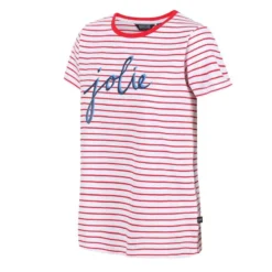 Regatta Camiseta Odalis De Rayas Para Mujer Rojo Real -Fitness cardio Ventas camiseta odalis de rayas para mujer rojo real 3