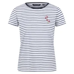 Regatta Camiseta Odalis Flor Para Mujer Marino
