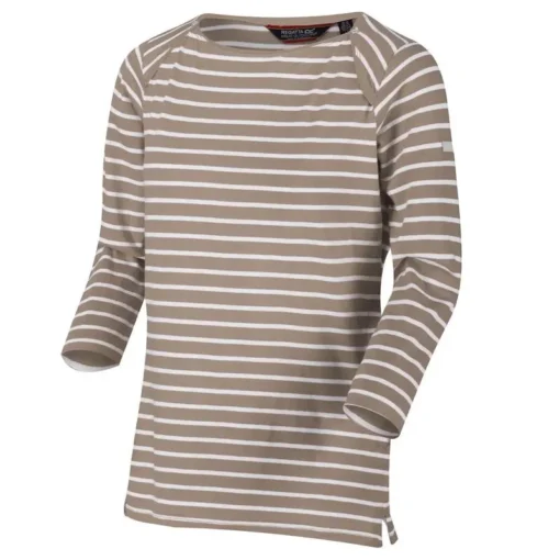 Regatta Camiseta Polina De Rayas De Manga Larga Para Mujer Nuez Moscada 2 Regatta Camiseta Polina De Rayas De Manga Larga Para Mujer Nuez Moscada -Fitness cardio Ventas camiseta polina de rayas de manga larga para mujer nuez moscada
