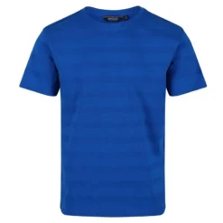 Regatta Camiseta Prestyn De Rayas Para Hombre Marino -Fitness cardio Ventas camiseta prestyn de rayas para hombre azul lapis