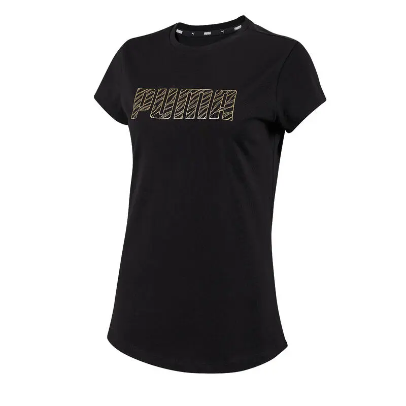Camiseta Puma Negro Dorado 7 Camiseta Puma Negro Dorado - Imagen 5