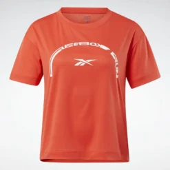 Camiseta Running Manga Corta Speedwick Mujer Reebok Graphic Rojo -Fitness cardio Ventas camiseta running manga corta speedwick mujer reebok graphic rojo 1