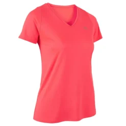 Kalenji Camiseta Running Manga Corta Transpirable Mujer Dry Rosa -Fitness cardio Ventas camiseta running manga corta transpirable mujer dry rosa 4