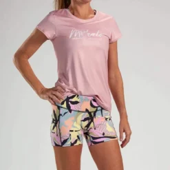 Camiseta Running Manga Corta Transpirable Mujer ZOOT LTD TEE Rosa -Fitness cardio Ventas camiseta running manga corta transpirable mujer zoot ltd tee rosa 4