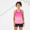 Camiseta Running Sin Mangas Sujetador Integrado Mujer Kiprun Care Rosa Degradado -Fitness cardio Ventas camiseta running sin mangas sujetador integrado mujer kiprun care rosa degradado