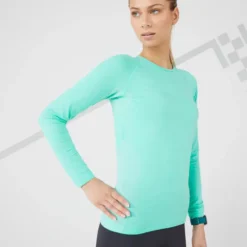 Camiseta Running Térmica Transpirable Mujer Kiprun Skincare Turquesa 12 Camiseta Running Térmica Transpirable Mujer Kiprun Skincare Turquesa -Fitness cardio Ventas camiseta running termica transpirable mujer kiprun skincare turquesa 4