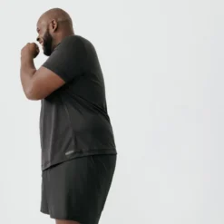 Kalenji Camiseta Running Transpirable Hombre - Dry Negro (de La 4XL A La 5XL) -Fitness cardio Ventas camiseta running transpirable hombre dry negro de la 4xl a la 5xl 1