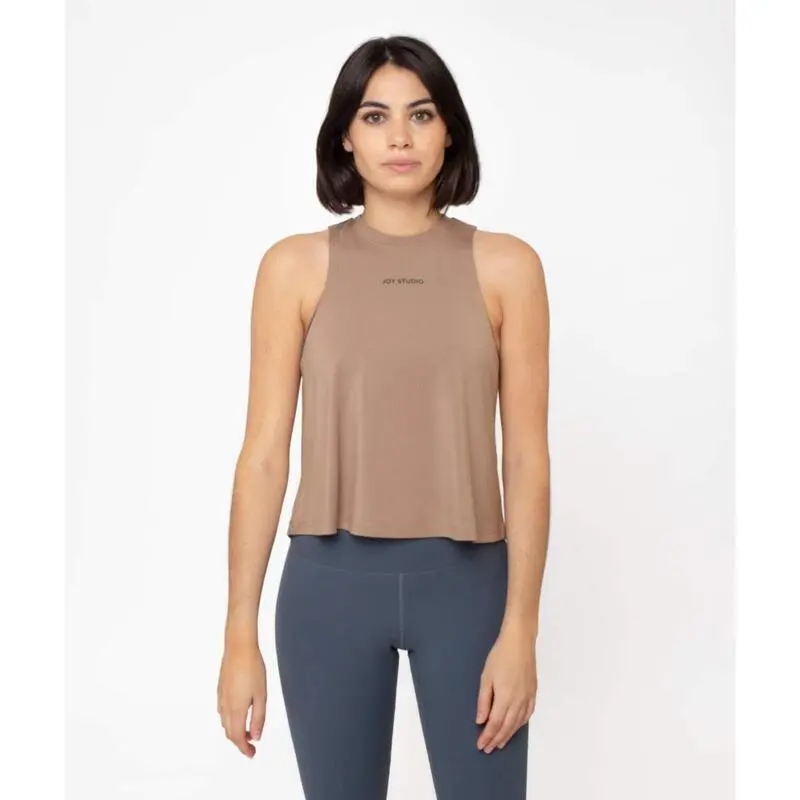 Joy Studio Camiseta Sin Mangas Fitness - Caqui 3 Joy Studio Camiseta Sin Mangas Fitness - Caqui