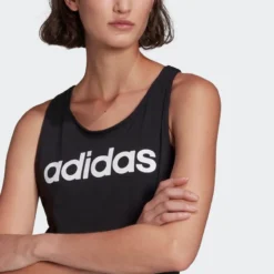 Camiseta Sin Mangas Fitness Linear Adidas Mujer Negro 9 Camiseta Sin Mangas Fitness Linear Adidas Mujer Negro -Fitness cardio Ventas camiseta sin mangas fitness linear adidas mujer negro 2