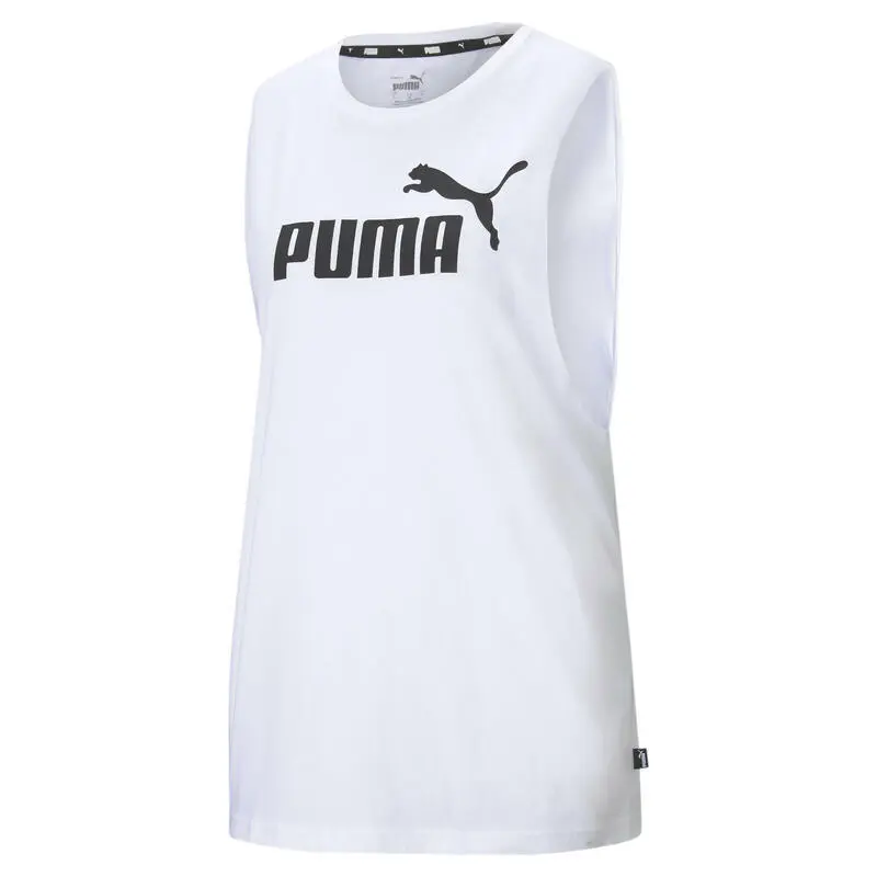 Camiseta Sin Mangas Mujer PUMA Cut Off Essentials Logo Negro 8 Camiseta Sin Mangas Mujer PUMA Cut Off Essentials Logo Negro - Imagen 6