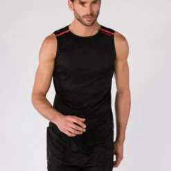 BODYCROSS Camiseta Sin Mangas Orwen Negro -Fitness cardio Ventas camiseta sin mangas orwen negro 2