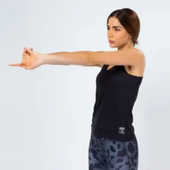 THE RUNNING REPUBLIC Camiseta Sin Mangas Para Running De Poliéster Reciclado Mujer TRR Negra -Fitness cardio Ventas camiseta sin mangas para running de poliester reciclado mujer trr negra 2