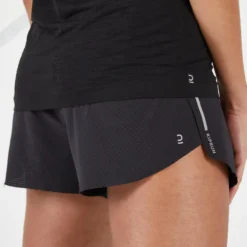 Camiseta Sin Mangas Running Kiprun Care Mujer Negro Rosa Transpirable -Fitness cardio Ventas camiseta sin mangas running kiprun care mujer negro rosa transpirable 4