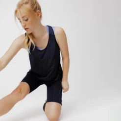 Kalenji Camiseta Sin Mangas Running Light Mujer Azul Oscuro Ligera 9 Kalenji Camiseta Sin Mangas Running Light Mujer Azul Oscuro Ligera -Fitness cardio Ventas camiseta sin mangas running light mujer azul oscuro ligera 1