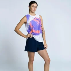 THE RUNNING REPUBLIC Camiseta Sin Mangas Top De Poliéster Reciclado De Mujer TRR Blanca Multicolor 6 THE RUNNING REPUBLIC Camiseta Sin Mangas Top De Poliéster Reciclado De Mujer TRR Blanca Multicolor -Fitness cardio Ventas camiseta sin mangas top de poliester reciclado de mujer trr blanca multicolor 1