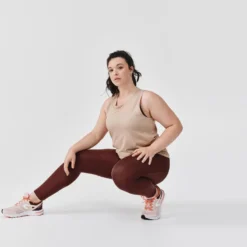 Kalenji Camiseta Sin Mangas Transpirable Running Mujer - Soft Beige -Fitness cardio Ventas camiseta sin mangas transpirable running mujer soft beige 1