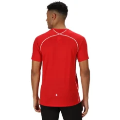Regatta Camiseta Tornell II Activo Para Hombre Rojo Chino -Fitness cardio Ventas camiseta tornell ii activo para hombre rojo chino 3