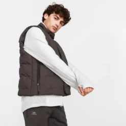 Kalenji Chaleco Acolchado Running Cálido Hombre - Caqui Oscuro -Fitness cardio Ventas chaleco acolchado running calido hombre caqui oscuro 2