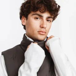 Kalenji Chaleco Acolchado Running Cálido Hombre - Caqui Oscuro -Fitness cardio Ventas chaleco acolchado running calido hombre caqui oscuro 3