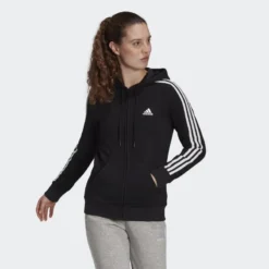 ADIDAS Chaqueta Con Capucha Essentials Fleece 3 Bandas -Fitness cardio Ventas chaqueta con capucha essentials fleece 3 bandas 10
