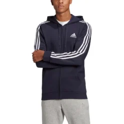 ADIDAS Chaqueta Con Capucha Essentials Fleece 3 Bandas 11 ADIDAS Chaqueta Con Capucha Essentials Fleece 3 Bandas -Fitness cardio Ventas chaqueta con capucha essentials fleece 3 bandas 4
