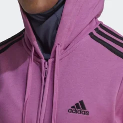 ADIDAS Chaqueta Con Capucha Essentials French Terry 3 Bandas -Fitness cardio Ventas chaqueta con capucha essentials french terry 3 bandas 4