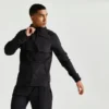 Domyos Chaqueta Fitness Performance Hombre Negro Transpirable Cremallera -Fitness cardio Ventas chaqueta fitness performance hombre negro transpirable cremallera