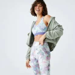 Domyos Chaqueta Fitness Verde Amplia Capucha -Fitness cardio Ventas chaqueta fitness verde amplia capucha 1