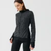 Kalenji Chaqueta Running Capucha Mujer - Warm Negro Motivos Reflectantes -Fitness cardio Ventas chaqueta running capucha mujer warm negro motivos reflectantes