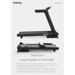CINTA DE CORRER EVERGY PLEGABLE / INCLINABLE H1 -Fitness cardio Ventas cinta de correr evergy plegable inclinable h1 2