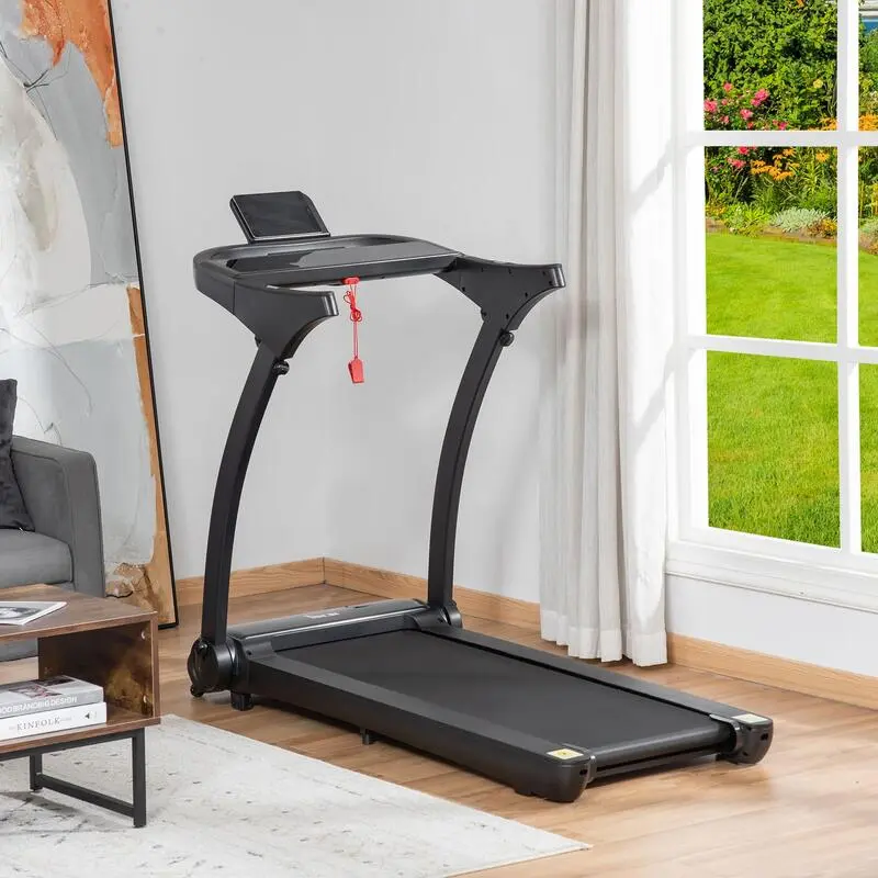 Cinta De Correr Plegable Con 12 Programas HOMCOM 153x77x124 Cm Negro 4 Cinta De Correr Plegable Con 12 Programas HOMCOM 153x77x124 Cm Negro - Imagen 2