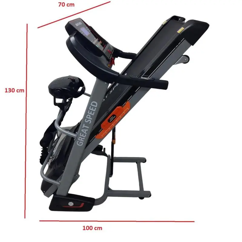 TRÉBOL ADVANCE Cinta De Correr Plegable Multi Gym GREAT SPEED 5 TRÉBOL ADVANCE Cinta De Correr Plegable Multi Gym GREAT SPEED - Imagen 3
