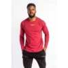 AESTHETIC WOLF Core Scoop Camisa De Manga Larga - Fitness - Hombre - Roja -Fitness cardio Ventas core scoop camisa de manga larga fitness hombre roja