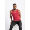 AESTHETIC WOLF Core Scoop Tank Top Fitness - Hombre - Rojo