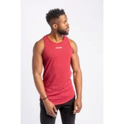 AESTHETIC WOLF Core Scoop Tank Top Fitness - Hombre - Rojo -Fitness cardio Ventas core scoop tank top fitness hombre rojo 2