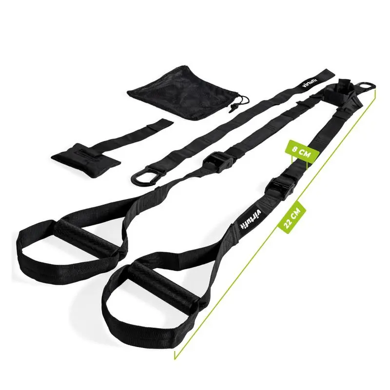 Virtufit Correas De Suspensión - Negro - Pro Con Bolsa De Almacenamiento 7 Virtufit Correas De Suspensión - Negro - Pro Con Bolsa De Almacenamiento - Imagen 5