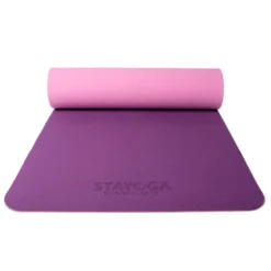 STAYOGA Esterilla De Yoga Antideslizante Bicolor TPE Lila - Rosa (Ecofrendly) -Fitness cardio Ventas esterilla de yoga antideslizante bicolor tpe lila rosa ecofrendly 2