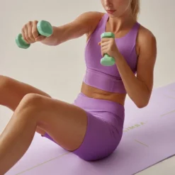 Esterilla De Yoga Antideslizante Black Limba Goa Lila -Fitness cardio Ventas esterilla de yoga antideslizante black limba goa lila 2