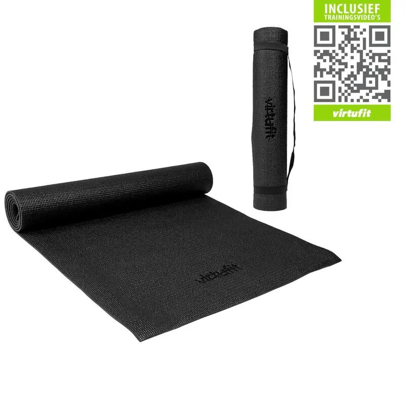 Virtufit Esterilla De Yoga Con Cordón - 183 X 61 X 0,3 Cm - Negro 3 Virtufit Esterilla De Yoga Con Cordón - 183 X 61 X 0,3 Cm - Negro