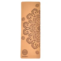 SAMARALI Esterilla De Yoga De Corcho Moon Eclipse