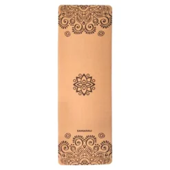 SAMARALI Esterilla De Yoga De Corcho Sun Eclipse