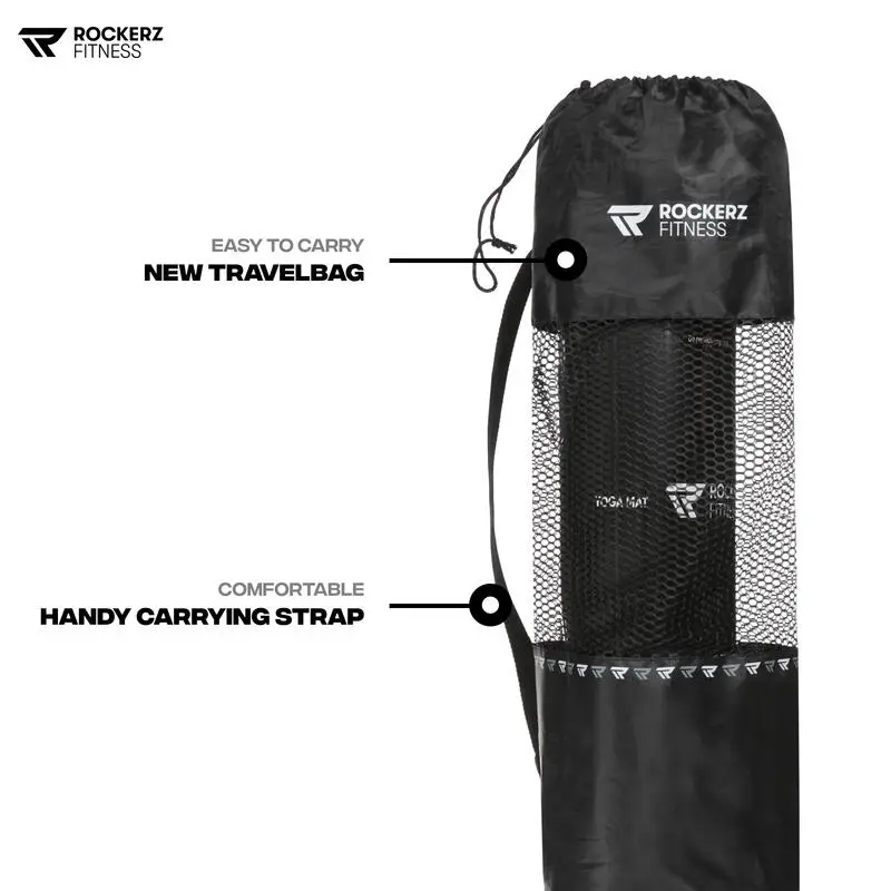 Rockerz Fitness Esterilla De Yoga - Esterilla De Fitness Antideslizante 7 Rockerz Fitness Esterilla De Yoga - Esterilla De Fitness Antideslizante - Imagen 5