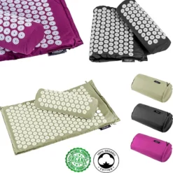 STAYOGA Esterilla Set De Masaje Acupuntura Negro Algodón Orgánico 11 STAYOGA Esterilla Set De Masaje Acupuntura Negro Algodón Orgánico -Fitness cardio Ventas esterilla set de masaje acupuntura negro algodon organico 3