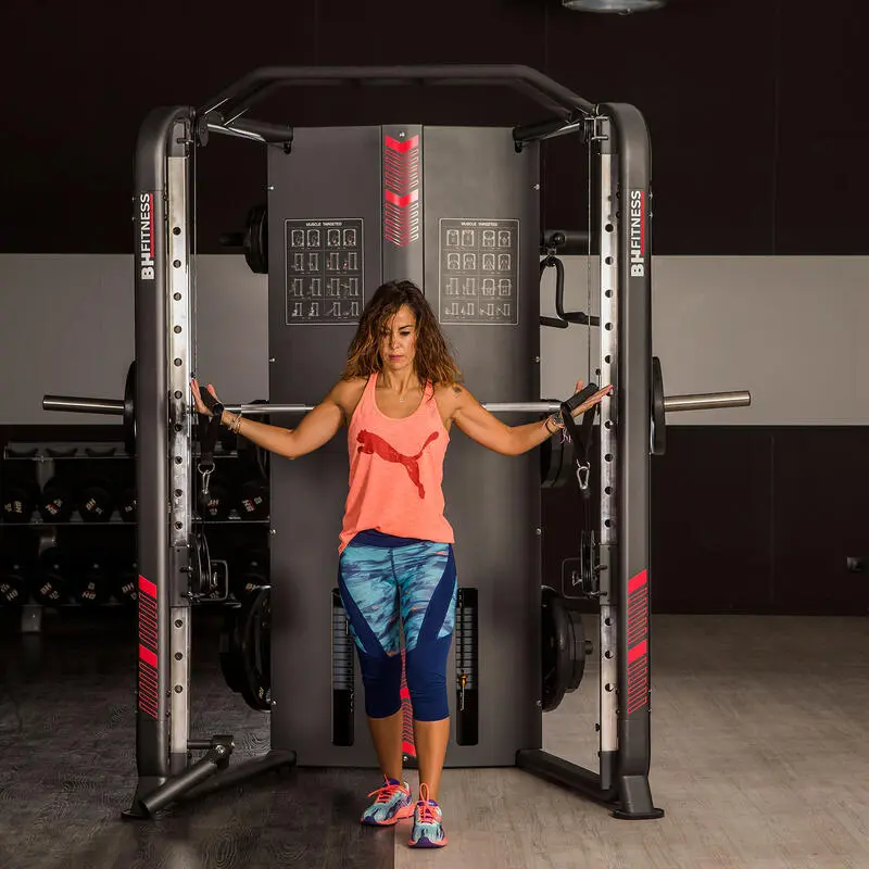 BH Fitness Fitness Multiestación Rack Smith G160 Semiprofesional 7 BH Fitness Fitness Multiestación Rack Smith G160 Semiprofesional - Imagen 5