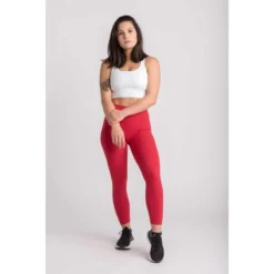 AESTHETIC WOLF Flux Legging Fitness - Mujer - Roja -Fitness cardio Ventas flux legging fitness mujer roja 2