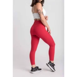 AESTHETIC WOLF Flux Legging Fitness - Mujer - Roja -Fitness cardio Ventas flux legging fitness mujer roja 3