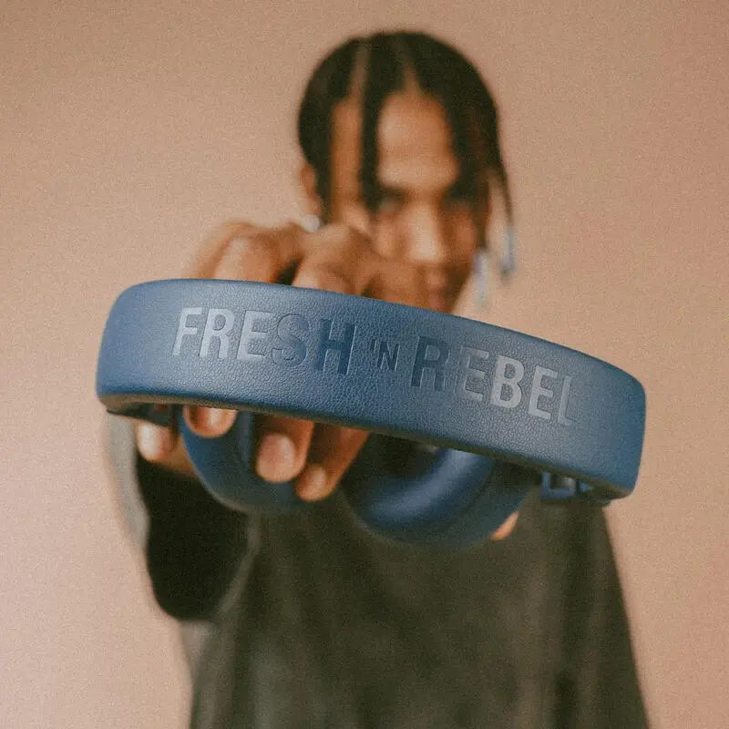 FRESH N´ REBEL Fresh'N Rebel Cult Cascos Inalámbricos Steel Blue 6 FRESH N´ REBEL Fresh'N Rebel Cult Cascos Inalámbricos Steel Blue - Imagen 4
