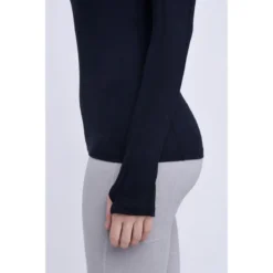 TCA Fusion Camiseta De Manga Larga Con Media Cremallera Para Mujer -Fitness cardio Ventas fusion camiseta de manga larga con media cremallera para mujer 3