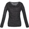 Regatta Jersey Frayda Estampado Animal Para Mujer Negro, Gris Tormenta
