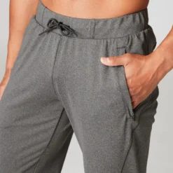 Jogger Pantalón Chándal Recto Confort De Yoga Hombre Kimjaly Gris Ecofriendly -Fitness cardio Ventas jogger pantalon chandal recto confort de yoga hombre kimjaly gris ecofriendly 3